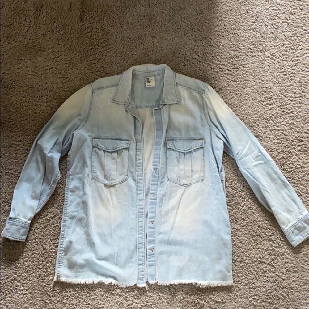 H&M denim shirt